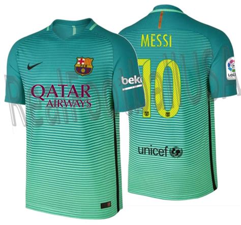 Nike Lionel Messi Fc Barcelona Authentic Vapor Match Third Jersey 2016