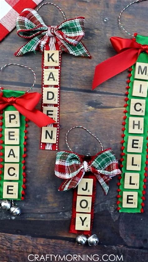 Watch This Personalized Scrabble Letter Ornaments Cute Christmas