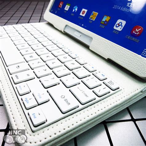 Bluetooth Keyboard Leather Casecoverpouch For Samsung Sm T550 Galaxy