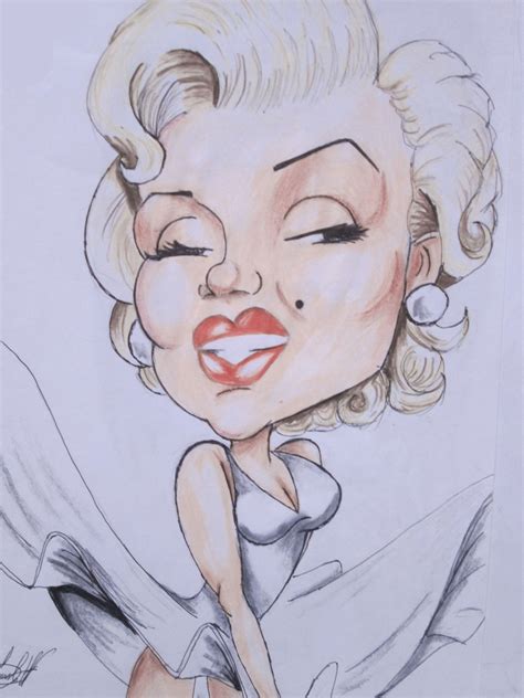 Marilyn Monroe Caricature Caricature Cartoon Art Cele Vrogue Co