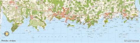 Porec Tourist Map - Porec Croatia • mappery
