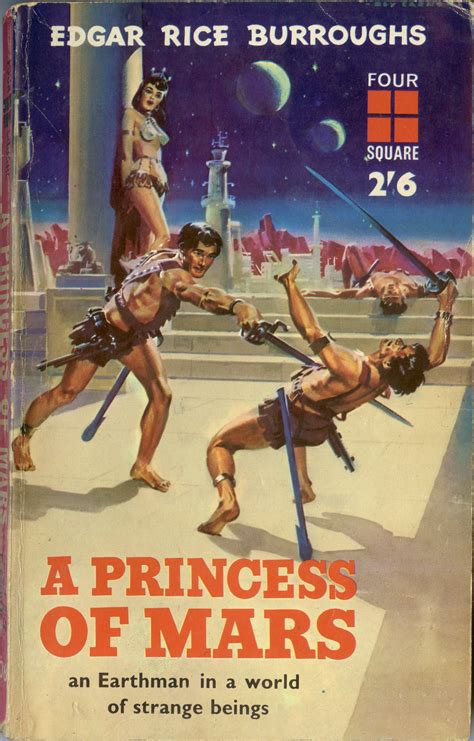 Edgar Rice Burroughs A Princess Of Mars Four Square Uk 1962 A