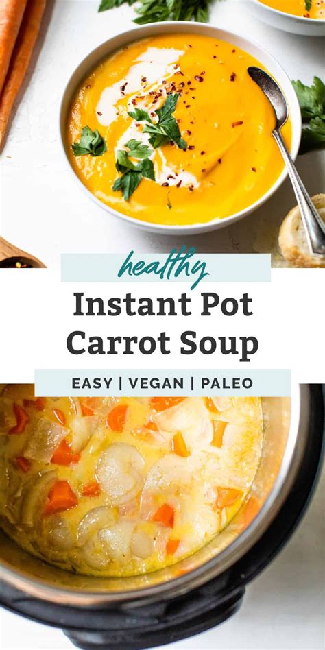 Peel and cut the potatoes and carrots. Instant Pot Carrot Soup | Recipe in 2020 (With images ...