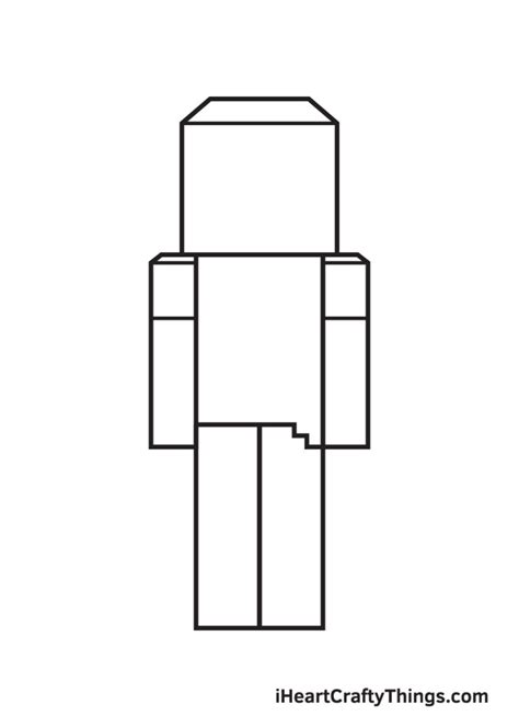 Minecraft Drawing How To Draw Minecraft Step By Step For Minecraft
