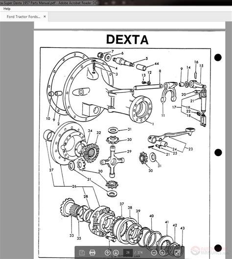 Fordson Dexta And Super Dexta Workshop And Parts Manual