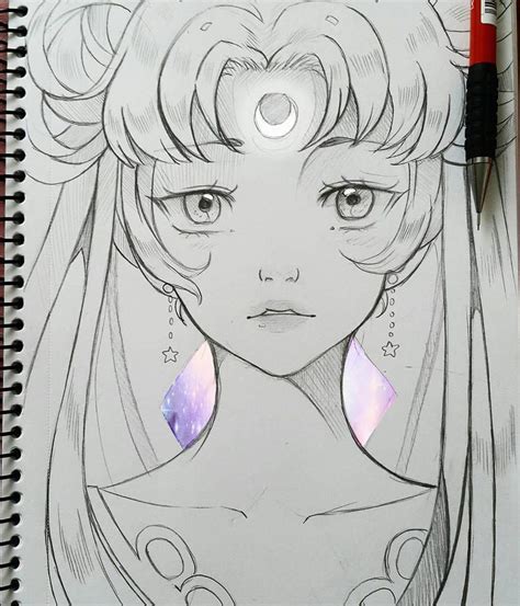 Sailor Moon Eclipse By Larienne Sailor Moon Art Art Sketches