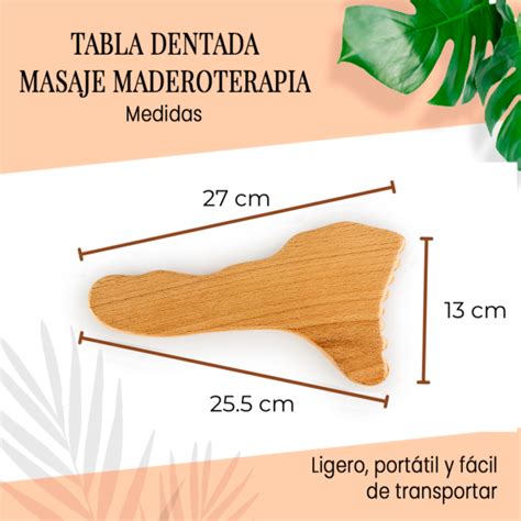 Tabla Moldeadora Dentada Maderoterapia Maderoterapia Online