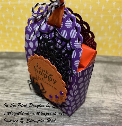 In The Pink Designs By Cathryn Halloween Treat Box With Little Treats