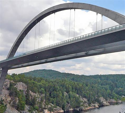 Svinesund Bridge Norway And Sweden Bridge Lighting