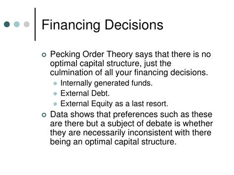 Ppt Financing Decisions And The Cost Of Capital Powerpoint