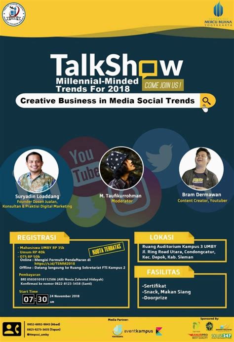 Poster TalkShow Eventkampus Com