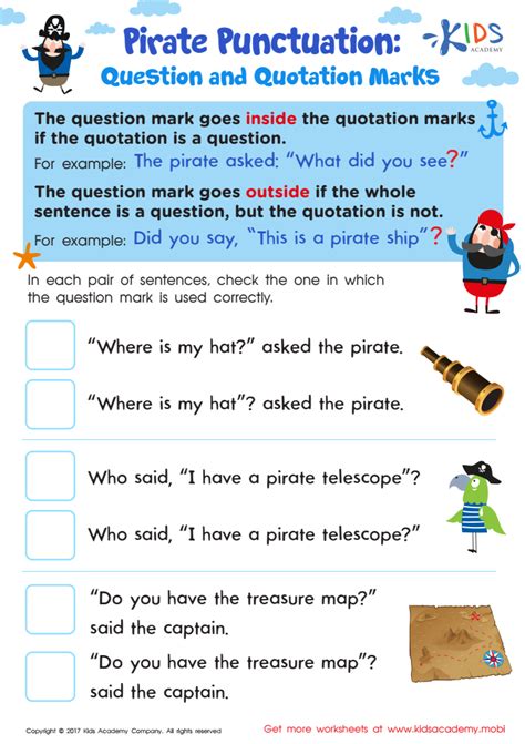 3rd Grade Punctuation Worksheets Free Printable English Punctuation