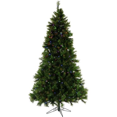 Fraser Hill Farm 65 Ft Pre Lit Led Canyon Pine Artificial Christmas Tree With 400 Multi Color