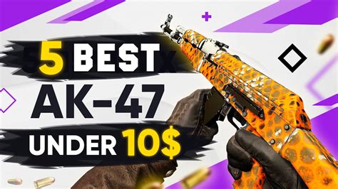 Top 5 Best Ak 47 Skins In Csgo Under 10 2020 Youtube