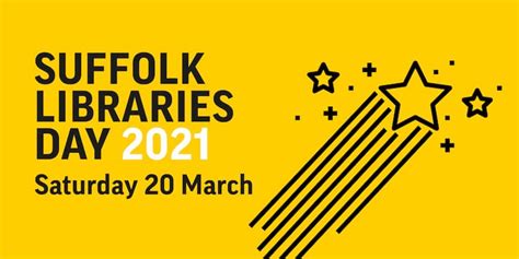 Suffolk Libraries Day 2021 Is Officially Launched Help Us To Make A Difference Suffolk