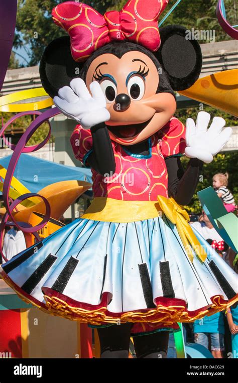 Minnie Mouse In Main Street Electrical Parade Magic Kingdom At