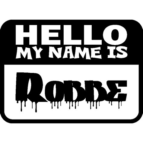 Sticker Personnalisable Hello My Name Is Stickers Stickers Citations