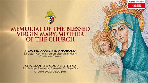 Live Memorial Of The Blessed Virgin Mary Mother Of The Church 01