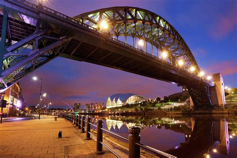 Bridges Over The River Tyne In Photograph By Sara Winter