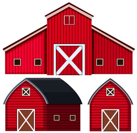Best Red Barn Illustrations Royalty Free Vector Graphics And Clip Art