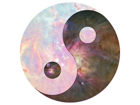 Galaxy Yinyang Clipart With Transparent Background Mad