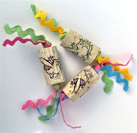 Wine Cork Cat Toys Etsy