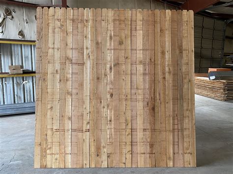 Western Red Cedar Fence Panels 5/8x4x8x8 - OKC Fence Panel Builder