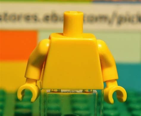 Lego Yellow Plain Naked Torso Minifigure Body Part Pieces Ebay