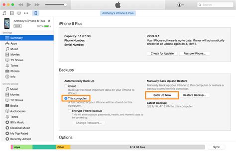 Creating An Iphone Backup In Itunes Or Icloud And Why Its Important