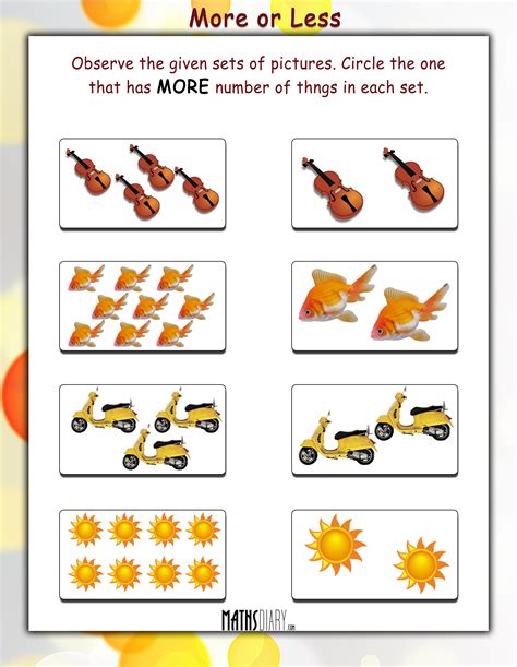 Practical Maths Lkg Math Worksheets Page 3