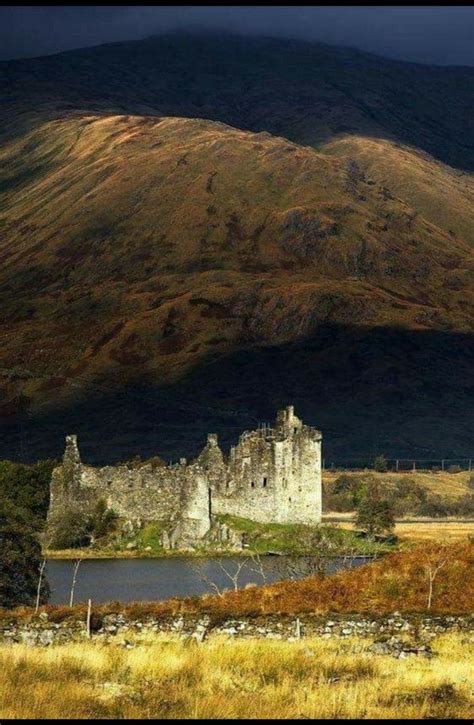 Perfection Dark Skies Mist A Castle A Loch The Colours Of Autumn