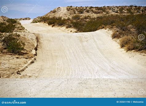 Sandy Desert Road Stock Photo Image Of Unpaved Horizontal 35501190