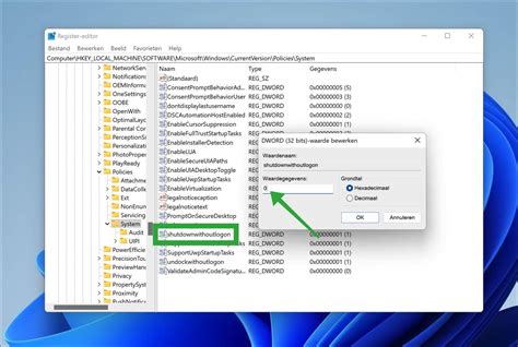 Uitschakelen Knop Op Aanmeldscherm Verbergen In Windows 11