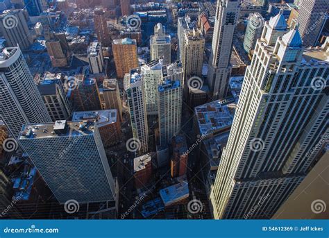 Skyscrapers From Above Stock Image Image Of Skyscrapers 54612369