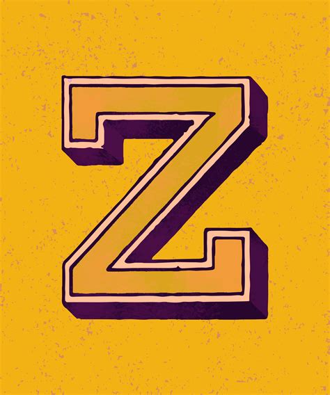 Capital Letter Z Vintage Typography Style Download Free Vectors