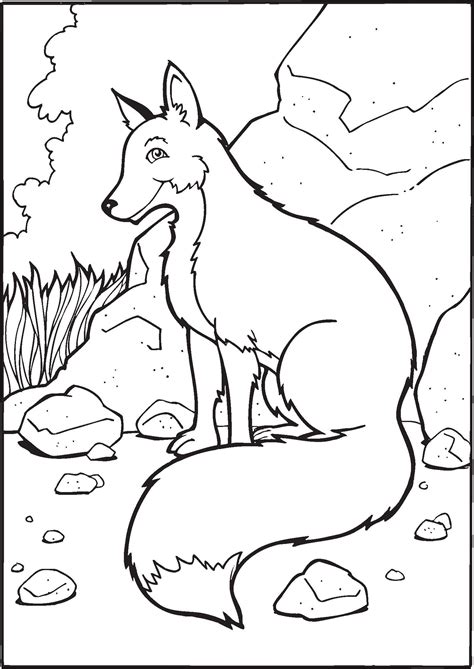 Free Printable Fox Coloring Pages For Kids