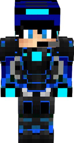 Blue Boy Nova Skin Boy Cool Minecraft Skins Hi Tech Enderman Nova