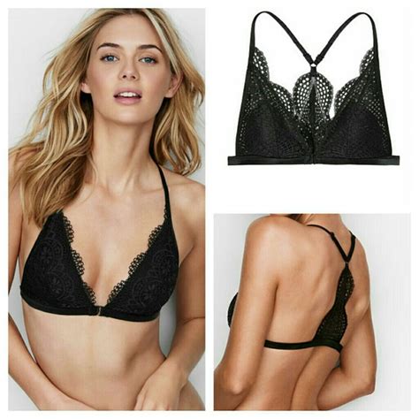 Victoria S Secret Intimates Sleepwear Vs Black Lace Bralette