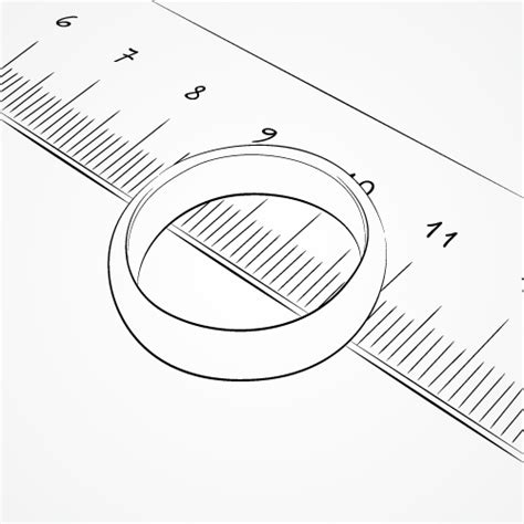 Mark the area where the paper (or string) touches the other side. Easy ways to measure your ring size - House of Formlab