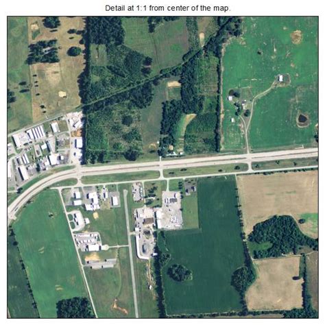 Aerial Photography Map Of Cadiz Ky Kentucky