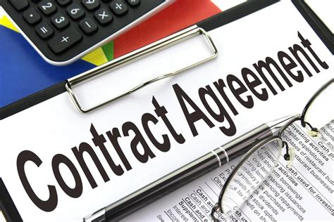 Contract Agreement Clipboard Image