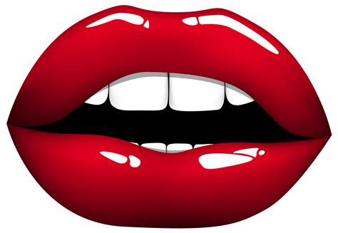Biting Lip Clipart Lips Png Image With Transparent Background Biting