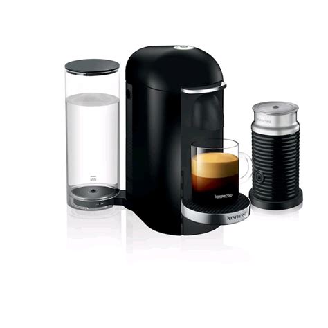 This automatic espresso machine prepares your favorite coffee drink with a push of a button. Magimix Vertuo Plus Aeroccino Nespresso Coffee Machine ...