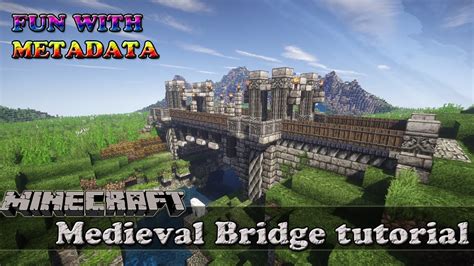 Minecraft Medieval Bridge Tutorial Youtube
