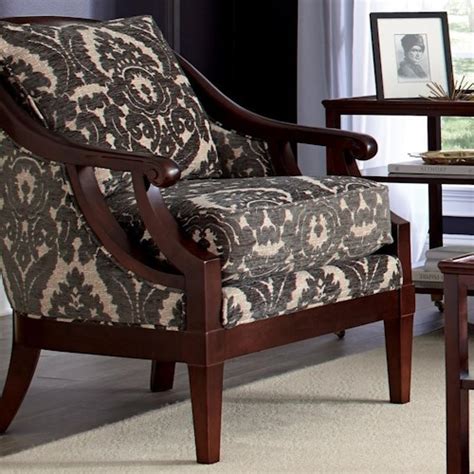 Accent chairs can be upholstered like traditional chairs, and may benefit from a new look. Craftmaster Accent Chairs Traditional Wood-Framed Accent ...