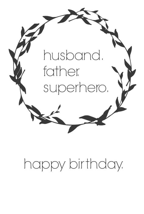 Maybe you would like to learn more about one of these? 6 Free Printable Birthday Cards for Husbands - Ruffles and Rain Boots