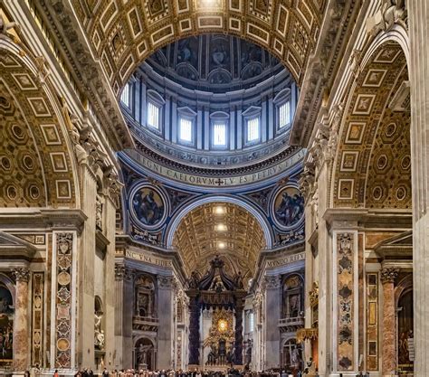 La Basilique Saint Pierre De Rome En Italie San Pietro