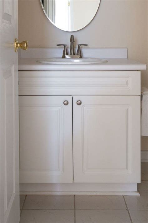 I had some leftover paint from painting my laundry room cabinets and so it led to this post, how to paint a bathroom vanity. How to Paint a Bathroom Vanity | Bathroom vanity makeover ...