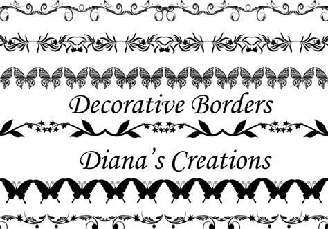 Decorative Borders Free Photoshop Brushes At Brusheezy
