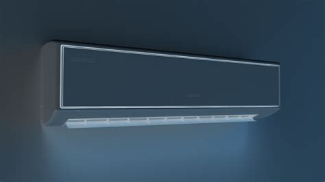 Samsung Air Conditioner 3D Model 25 C4d 3ds Dxf Fbx Obj Free3D